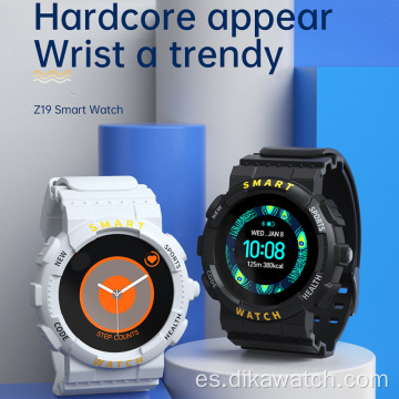 La pulsera de la aptitud del deporte del smartwatch Z19 modifica las interfaces para requisitos particulares